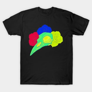 Neon Bird Skull T-Shirt